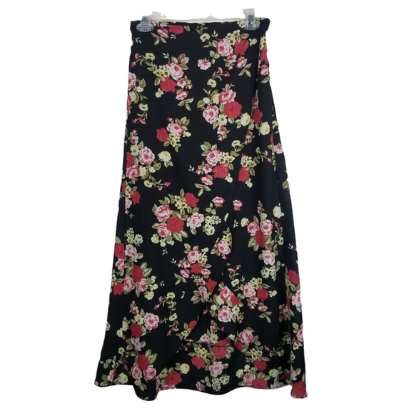 Show Me Your Mumu Floral Faux Crossover Skirt - Picture 1 of 9